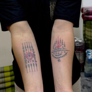 Ajarn Deang Sak Yant Bangkok Arms tattoo