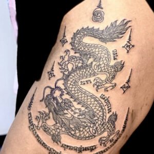 Dragon Yant Sak Yant BAngkok Ajarn Ahm