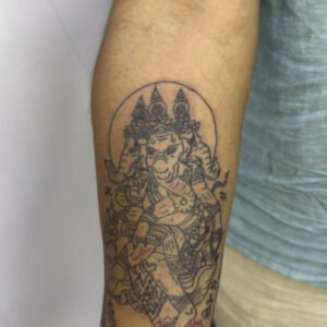 Ganesh 3 head Sak Yant Bangkok Ajarn Kris