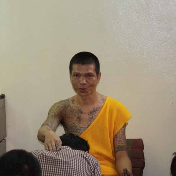 LP Paeow Sak Yant Monk