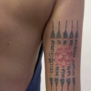 Master Deang Arm 5 Line Sak Yant Bangkok Tattoo