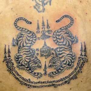 Twin Tiger Sak Yant Bangkok Ajarn Ahm