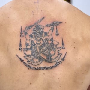 Yant Hanuman Sak Yant Bangkok Ajarn Ahm